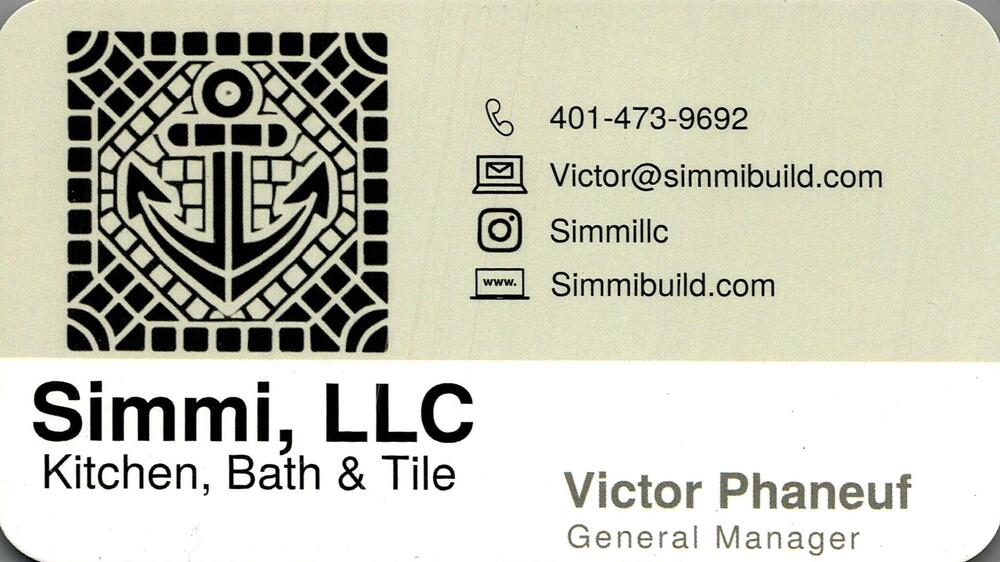 Simmi, LLC
<strong>Victor Phaneuf</strong> — General Manager<br />Simmi, LLC<br />401-473-9692<br />[url=tel:+14014739692][img]https://izadex.net/themes/izadex/images/contact-phone.png?v=254g71&izphone=tel%3A%2B14014739692[/img][/url] [url=https://Simmibuild.com][img]https://izadex.net/themes/izadex/images/contact-web.png?v=254g71[/img][/url] [url=mailto:Victor@simmibuild.com][img]https://izadex.net/themes/izadex/images/contact-email.png?v=254g71&izemail=Victor%40simmibuild.com[/img][/url]
Keywords: Victor Phaneuf Simmi, LLC General Manager 401-473-9692 Victor@simmibuild.com https://Simmibuild.com