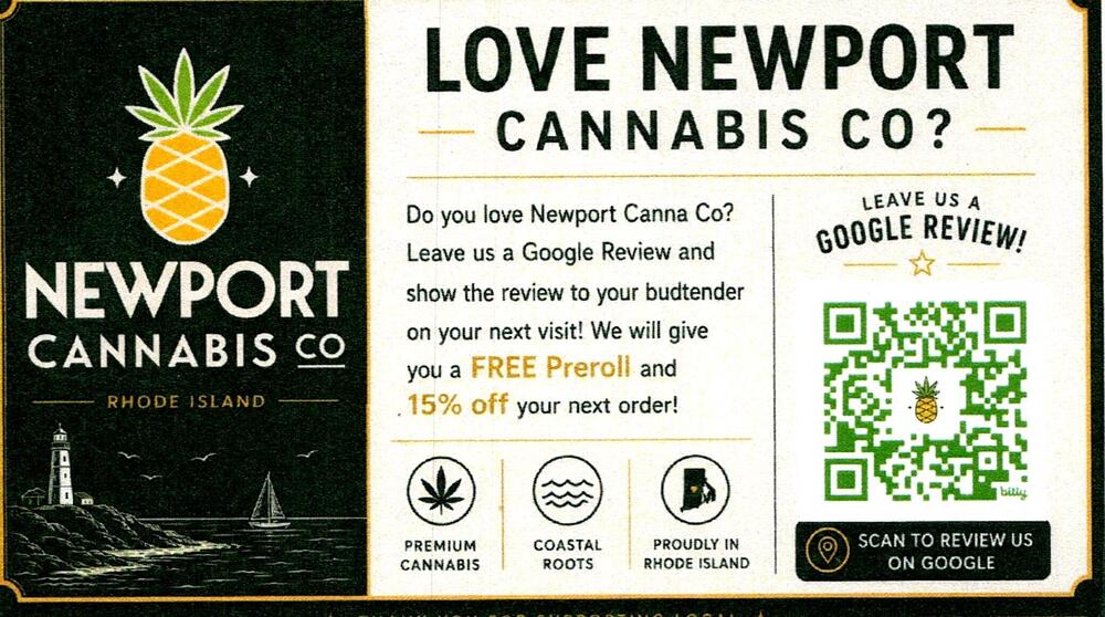 Newport Cannabis Co.
Newport Cannabis Co.<br />RI
Keywords: Newport Cannabis Co. RI cannabis; dispensary; Newport; Rhode Island; retail cannabis