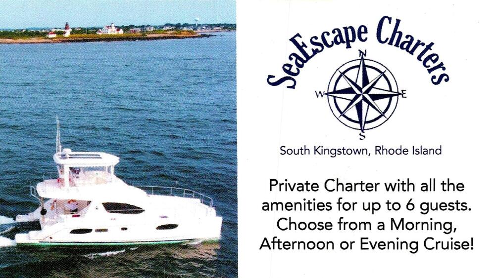 SeaEscape Charters
SeaEscape Charters<br />South Kingstown, RI
Keywords: SeaEscape Charters South Kingstown RI