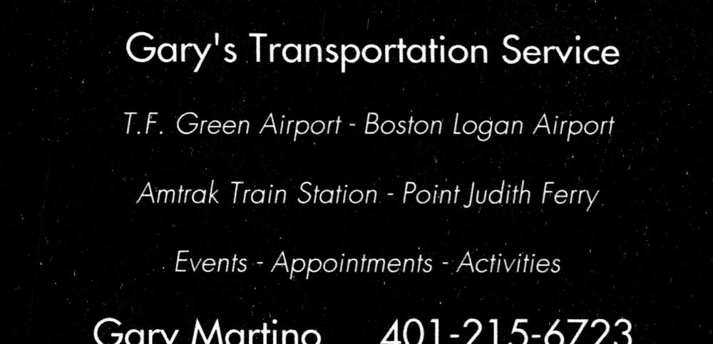 Gary's Transportation Service
<strong>Gary Martino</strong><br />Gary's Transportation Service<br />RI<br />401-215-6723<br />[url=tel:+14012156723][img]https://izadex.net/themes/izadex/images/contact-phone.png?v=254g71&izphone=tel%3A%2B14012156723[/img][/url]
Keywords: Gary Martino Gary's Transportation Service 401-215-6723 RI