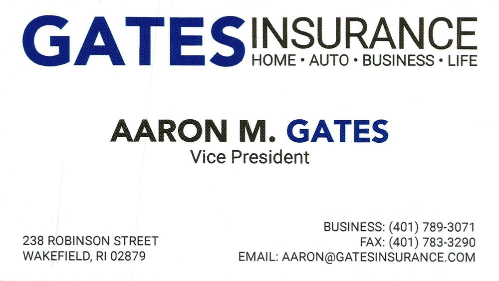 Gates Insurance
<strong>Aaron M. Gates</strong> — Vice President<br />Gates Insurance<br />238 Robinson Street, Wakefield, RI, 02879<br />401-789-3071<br />[url=tel:+14017893071][img]https://izadex.net/themes/izadex/images/contact-phone.png?v=254g71&izphone=tel%3A%2B14017893071[/img][/url] [url=mailto:AARON@GATESINSURANCE.COM][img]https://izadex.net/themes/izadex/images/contact-email.png?v=254g71&izemail=AARON%40GATESINSURANCE.COM[/img][/url]
Keywords: Aaron M. Gates Gates Insurance Vice President 401-789-3071 AARON@GATESINSURANCE.COM 238 Robinson Street Wakefield RI 02879