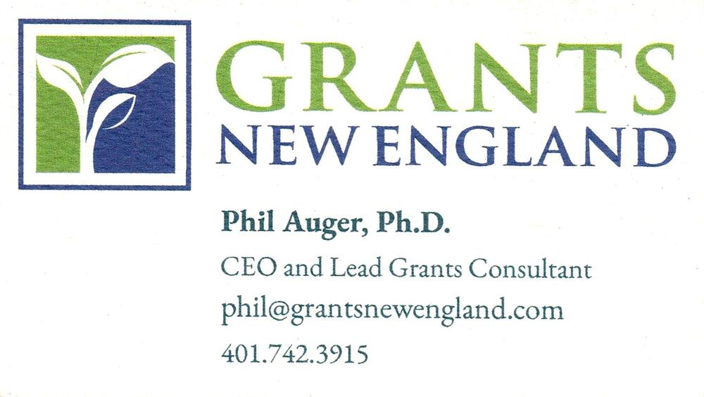 Grants New England
<strong>Phil Auger, Ph.D.</strong> — CEO and Lead Grants Consultant<br />Grants New England<br />401-742-3915<br />[url=tel:+14017423915][img]https://izadex.net/themes/izadex/images/contact-phone.png?v=254g71&izphone=tel%3A%2B14017423915[/img][/url] [url=mailto:phil@grantsnewengland.com][img]https://izadex.net/themes/izadex/images/contact-email.png?v=254g71&izemail=phil%40grantsnewengland.com[/img][/url]
Keywords: Phil Auger, Ph.D. Grants New England CEO and Lead Grants Consultant 401-742-3915 phil@grantsnewengland.com
