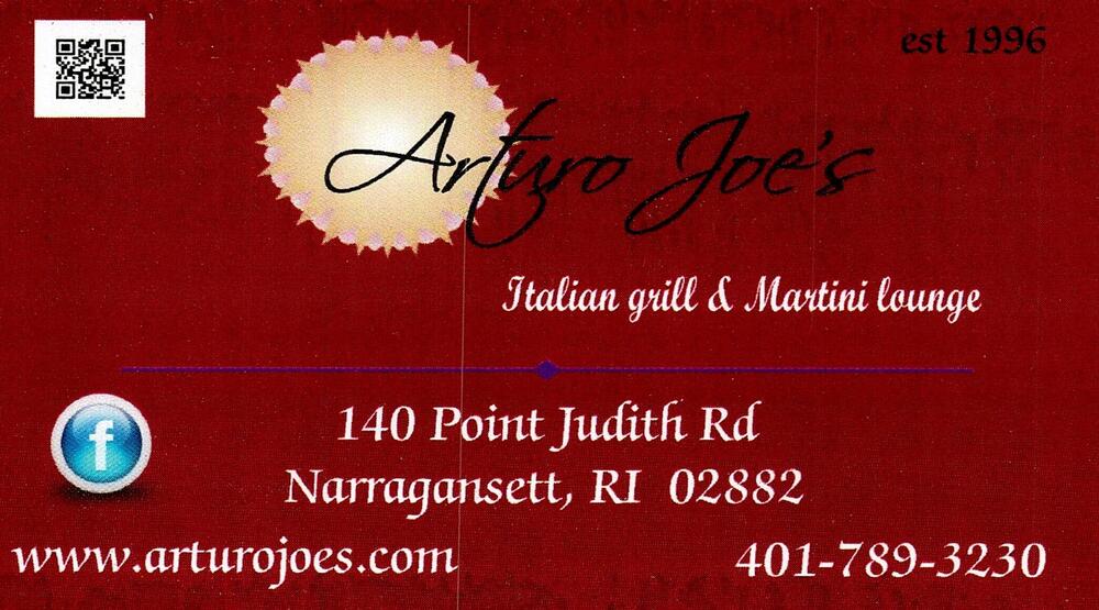Arturo Joe’s
Arturo Joe’s<br />140 Point Judith Rd, Narragansett, RI, 02882<br />401-789-3230<br />[url=tel:+14017893230][img]https://izadex.net/themes/izadex/images/contact-phone.png?v=254g71&izphone=tel%3A%2B14017893230[/img][/url] [url=https://www.arturojoes.com][img]https://izadex.net/themes/izadex/images/contact-web.png?v=254g71[/img][/url]
Keywords: Arturo Joe’s 401-789-3230 https://www.arturojoes.com 140 Point Judith Rd Narragansett RI 02882