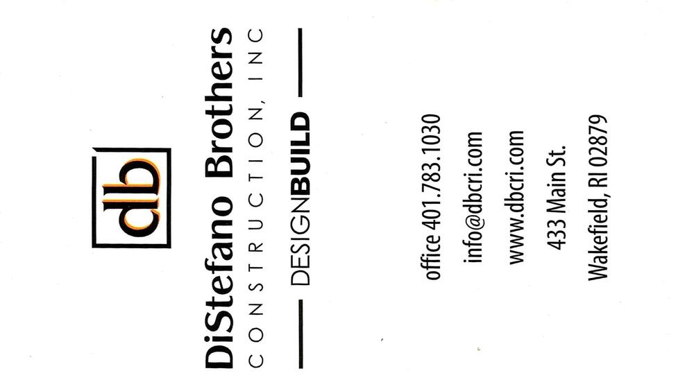 DiStefano Brothers Construction, Inc.
DiStefano Brothers Construction, Inc.<br />433 Main St., Wakefield, RI, 02879<br />401-783-1030<br />[url=tel:+14017831030][img]https://izadex.net/themes/izadex/images/contact-phone.png?v=254g71&izphone=tel%3A%2B14017831030[/img][/url] [url=https://www.dbcri.com][img]https://izadex.net/themes/izadex/images/contact-web.png?v=254g71[/img][/url] [url=mailto:info@dbcri.com][img]https://izadex.net/themes/izadex/images/contact-email.png?v=254g71&izemail=info%40dbcri.com[/img][/url]
Keywords: DiStefano Brothers Construction, Inc. 401-783-1030 info@dbcri.com https://www.dbcri.com 433 Main St. Wakefield RI 02879