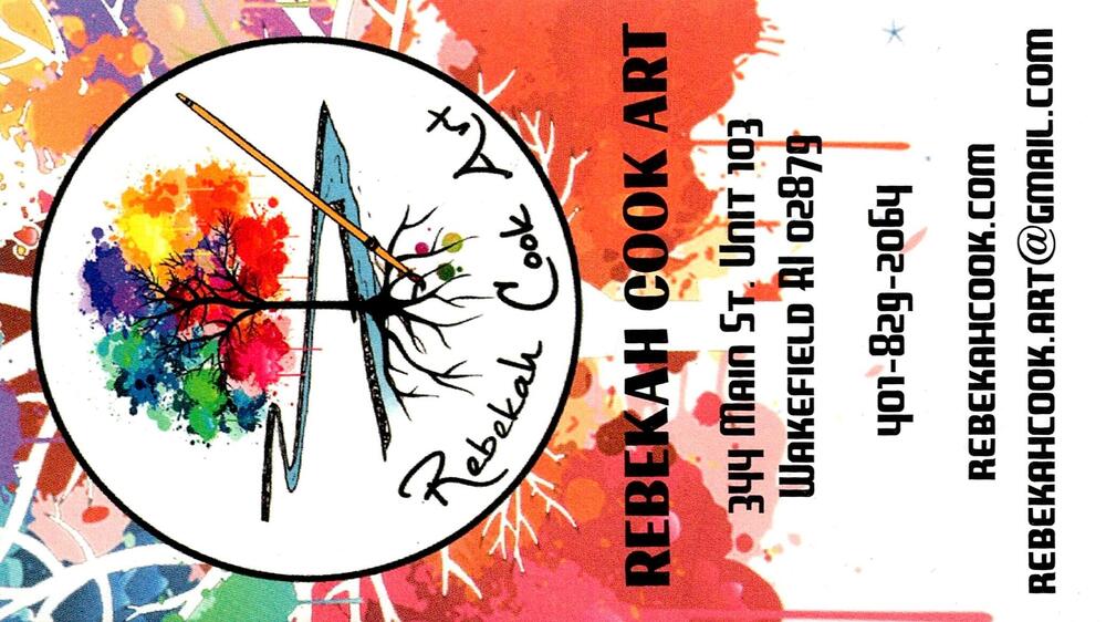 Rebekah Cook Art
<strong>Rebekah Cook</strong> — Artist<br />Rebekah Cook Art<br />344 Main St. Unit 103, Wakefield, RI, 02879<br />401-829-2064<br />[url=tel:+14018292064][img]https://izadex.net/themes/izadex/images/contact-phone.png?v=254g71&izphone=tel%3A%2B14018292064[/img][/url] [url=https://rebekahcook.com][img]https://izadex.net/themes/izadex/images/contact-web.png?v=254g71[/img][/url] [url=mailto:rebekahcook.art@gmail.com][img]https://izadex.net/themes/izadex/images/contact-email.png?v=254g71&izemail=rebekahcook.art%40gmail.com[/img][/url]
Keywords: Rebekah Cook Rebekah Cook Art Artist 401-829-2064 rebekahcook.art@gmail.com rebekahcook.com 344 Main St. Unit 103 Wakefield RI 02879